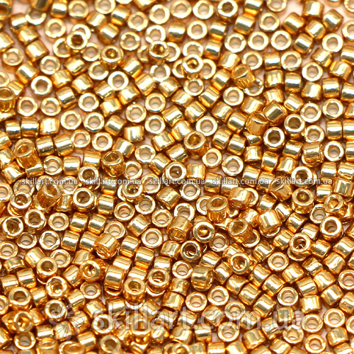 Бисер DB-1832 Miyuki Delica Beads 11/0 (металлизированный, золотистый)